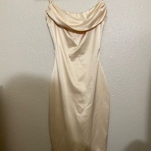 Oh Polly cream dress